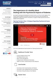 Diabetes Canada - Clinical Practice Guidelines