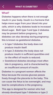Pregnant with diabetes 