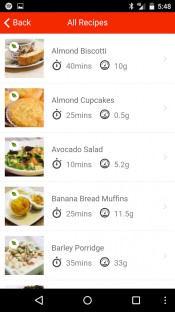 Diabetes Recipe App